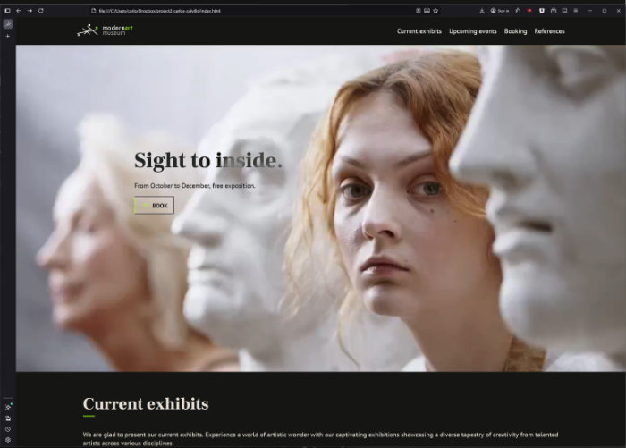 mockup ModernArt museum